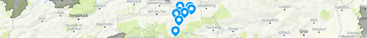 Map view for Pharmacies emergency services nearby Kleinarl (Sankt Johann im Pongau, Salzburg)